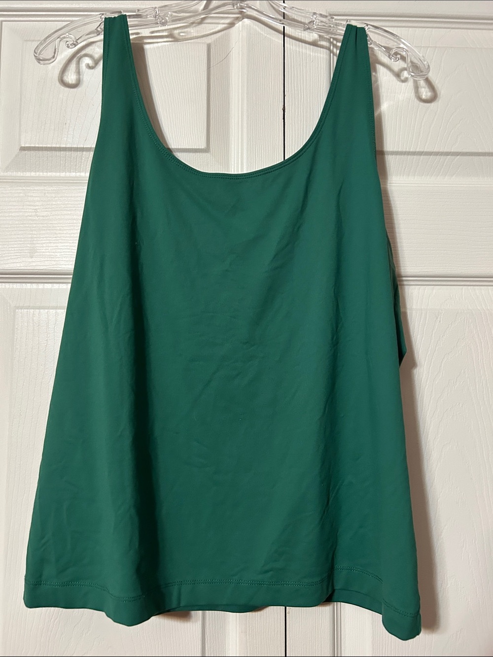 Chico’s sz 3 (US 16) Women's Emerald Green Adjustable Strap Tank Top